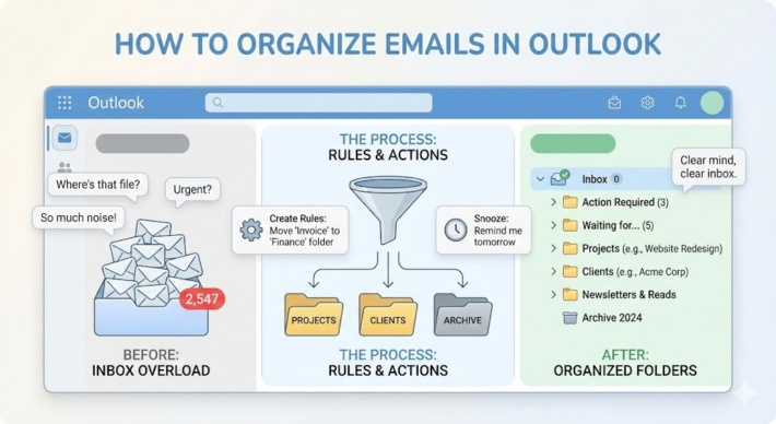 How to Organize Outlook account – Inbox Management